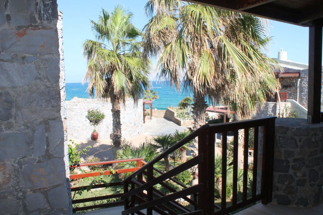 Blick vom Gang Ri. Meer Ikaros Beach Luxury Resort & Spa - Adults Only