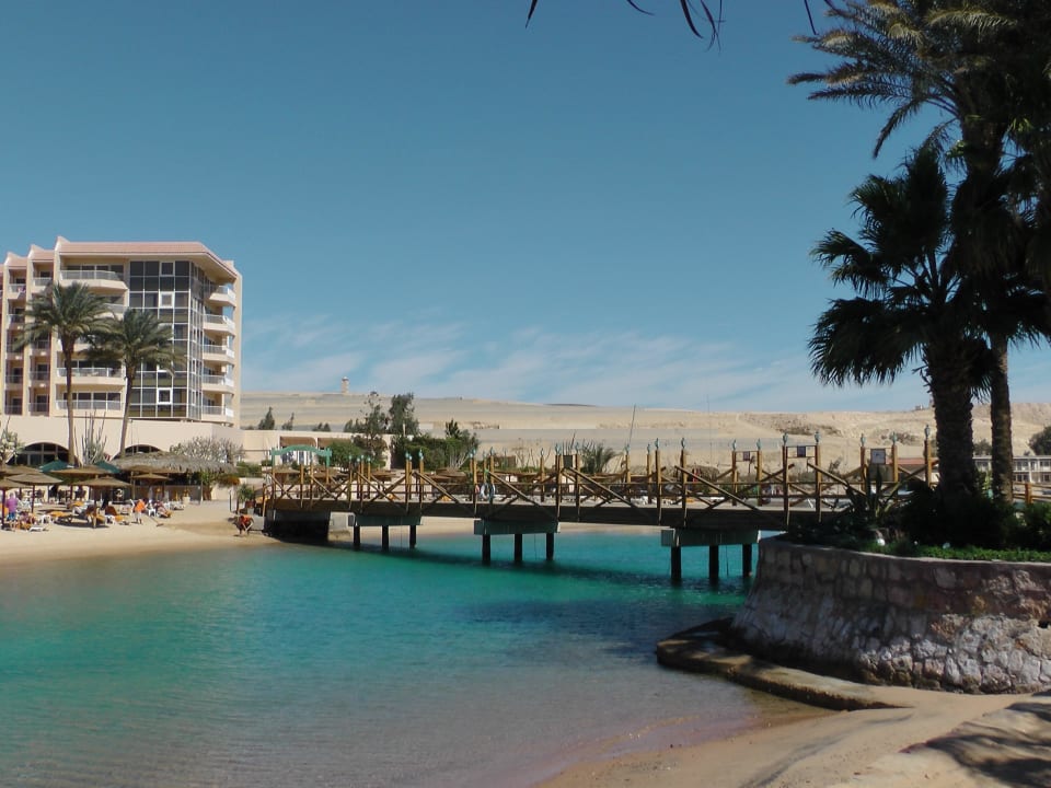 Brücke zur Insel Marriott Hurghada Beach Resort