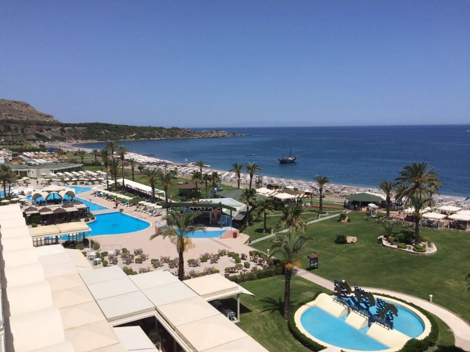 Blick vom Balkon Rodos Palladium Leisure & Wellness