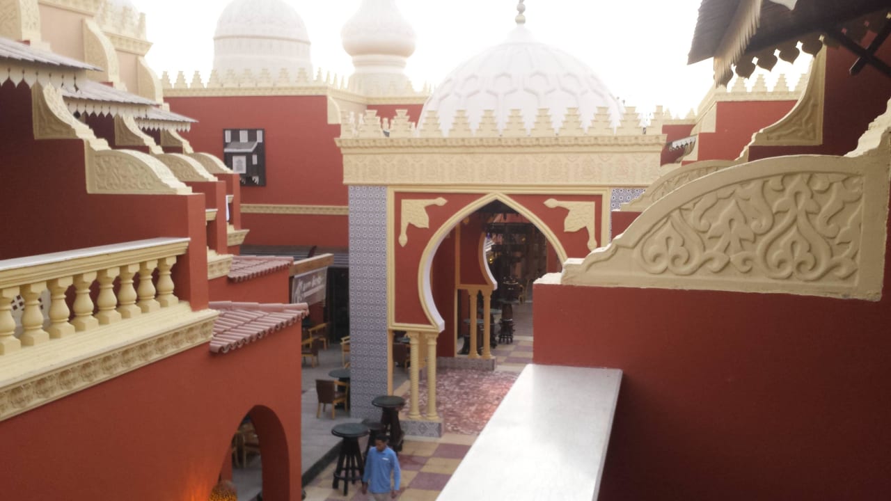 Auf dem Balkon Pickalbatros Alf Leila Wa Leila Resort - Neverland Hurghada