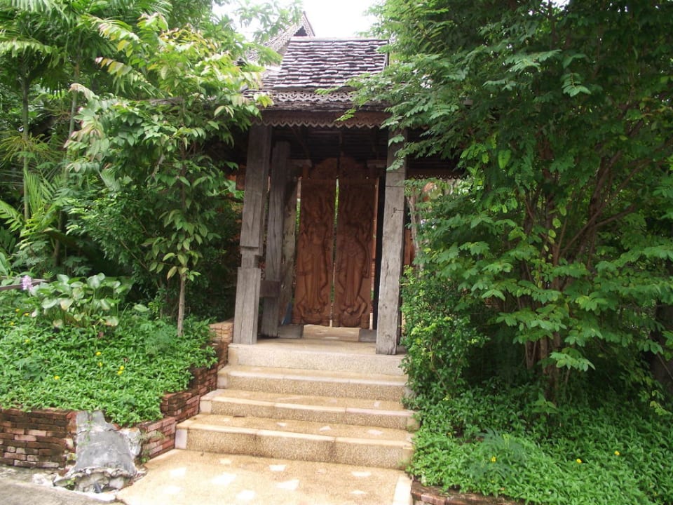 Eingang zur Villa Santhiya Koh Phangan Resort & Spa