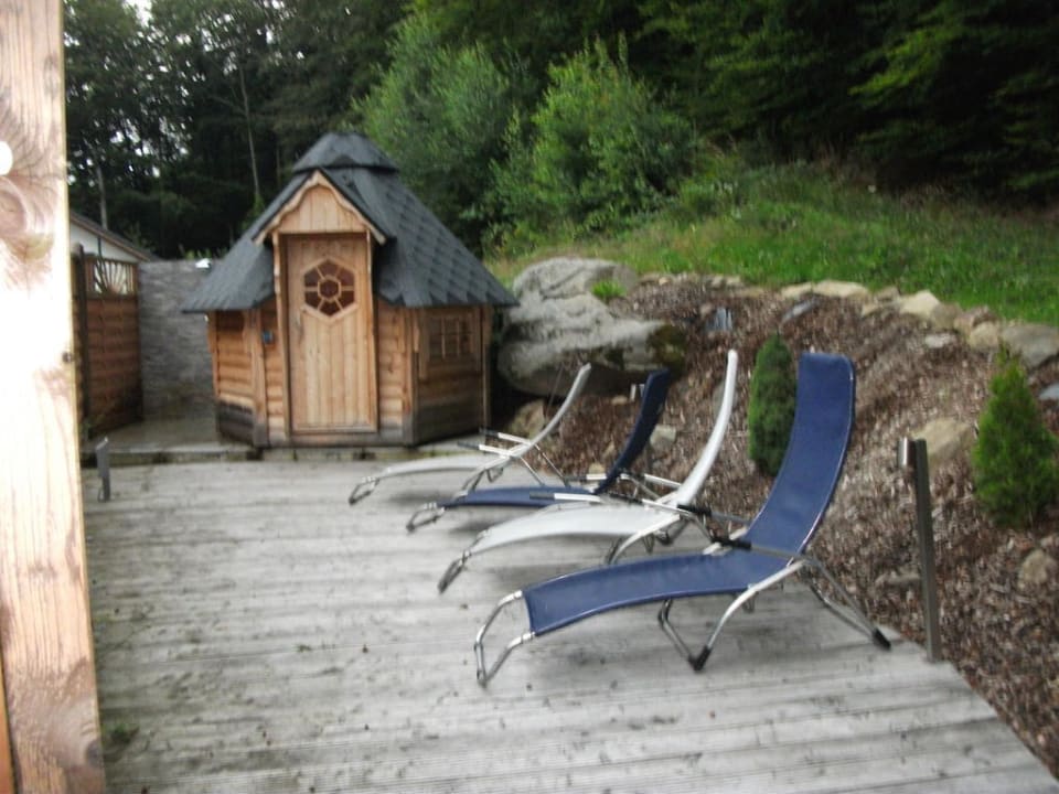 Terrasse der Wald-Wellness-Suite Thula Wellnesshotel Bayerischer Wald