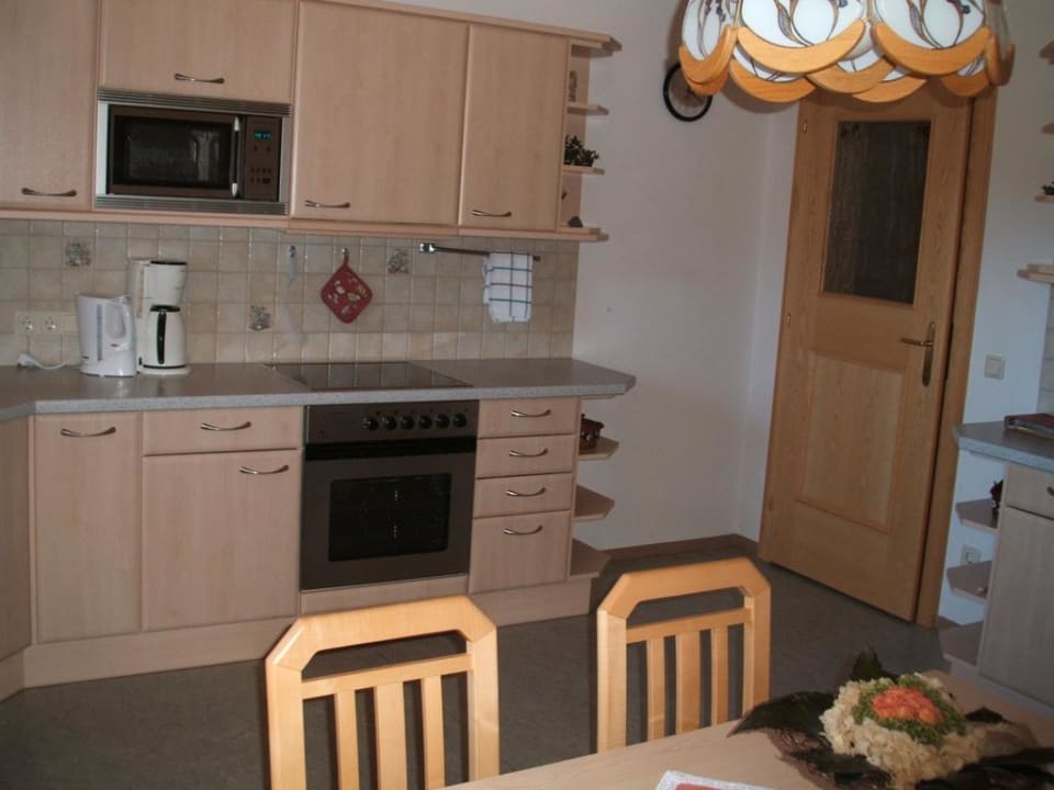Unsere Küche ist bestens eingerichtet Ferienwohnung Mützengruß