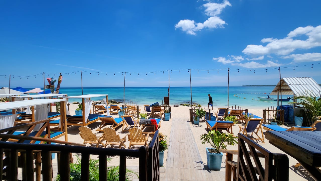 Strand Cabaña Coral Azul