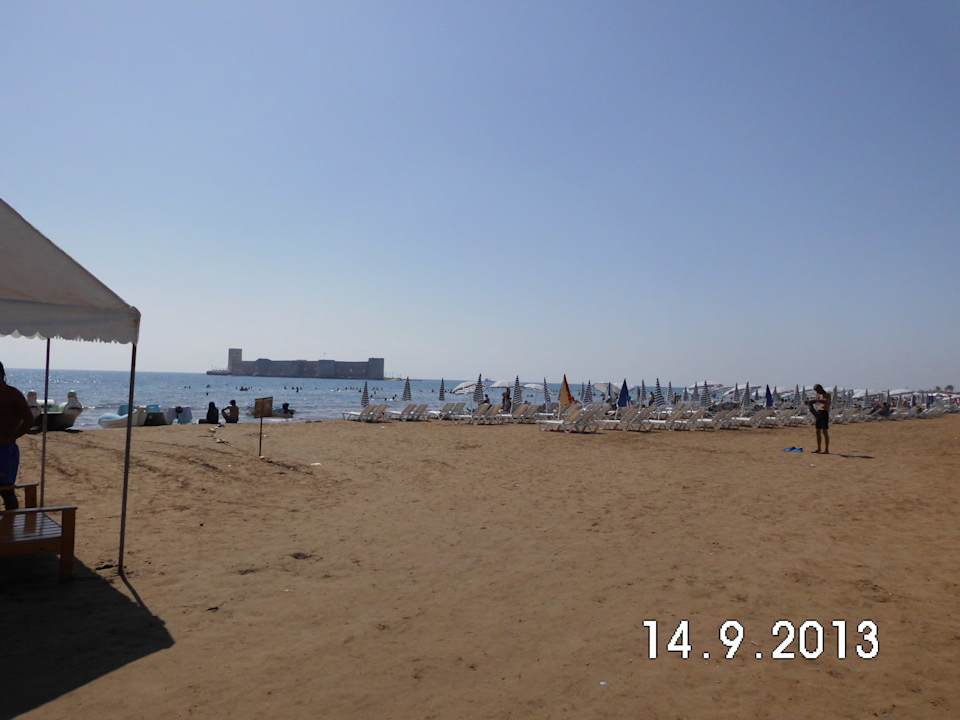 Strand von Kizkalesi Hotel Peine