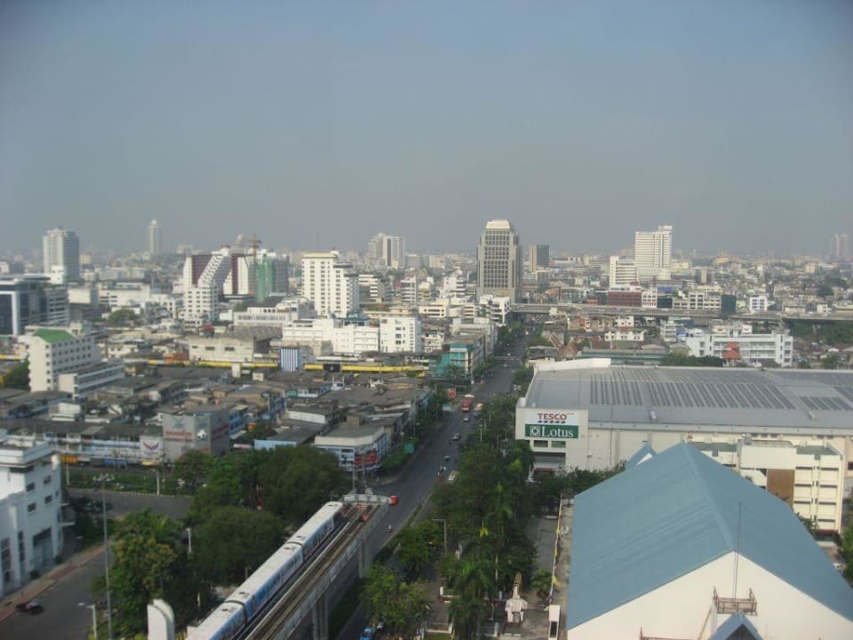 Blick aus dem Zimmer im 18. Stock Siam@Siam Design Hotel Bangkok