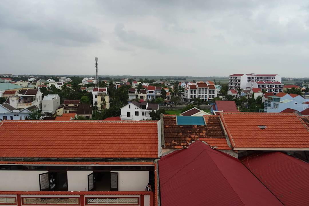 Blick von der Aussichtsplattform Hoi An Lantern Hotel