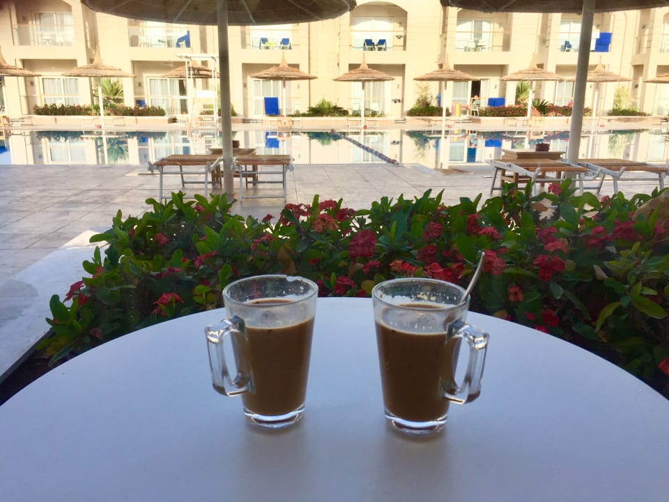 Blick von der Terrasse Pickalbatros Aqua Park Resort - Sharm El Sheikh