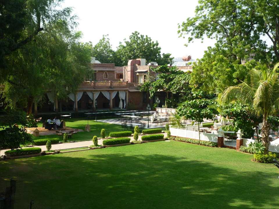 Gartenbereich Hotel Ranbanka Palace