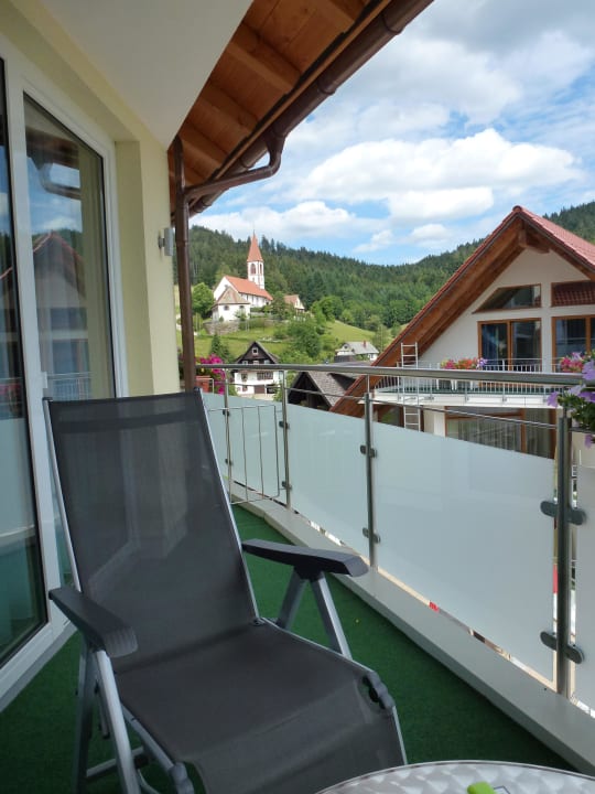 Vom Balkon aus Naturparkhotel Adler