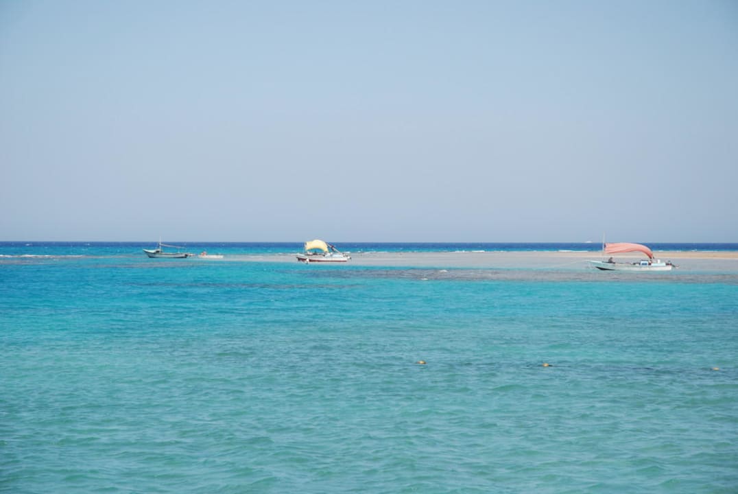 Blick von der "Seebrücke" Mirage Bay Resort & Aqua Park