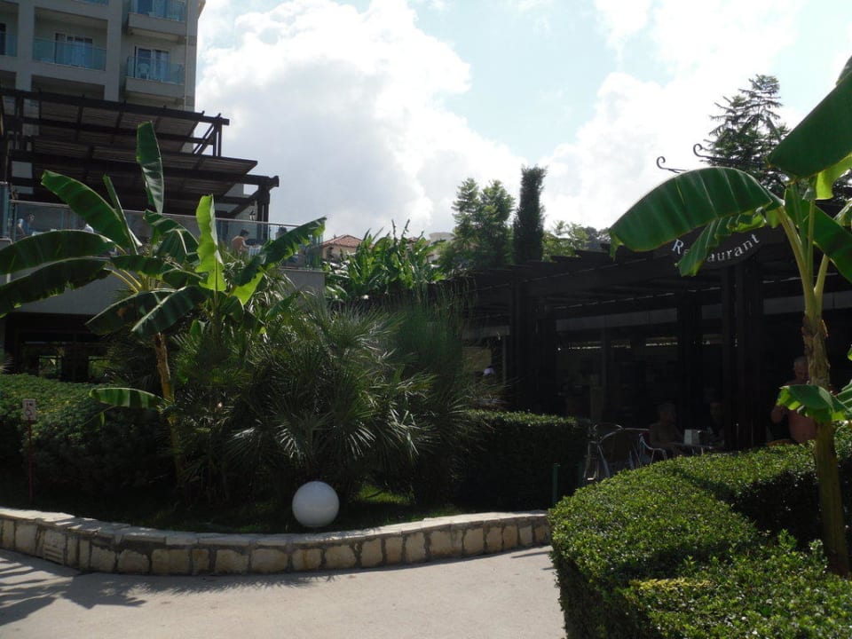 Der Weg zur Poolbar vom Strand aus Sealife Buket Resort & Beach