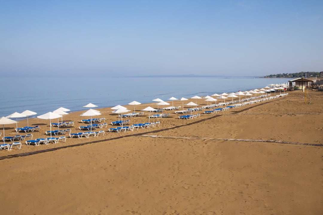 2 km sandy beach Aldemar Olympian Village