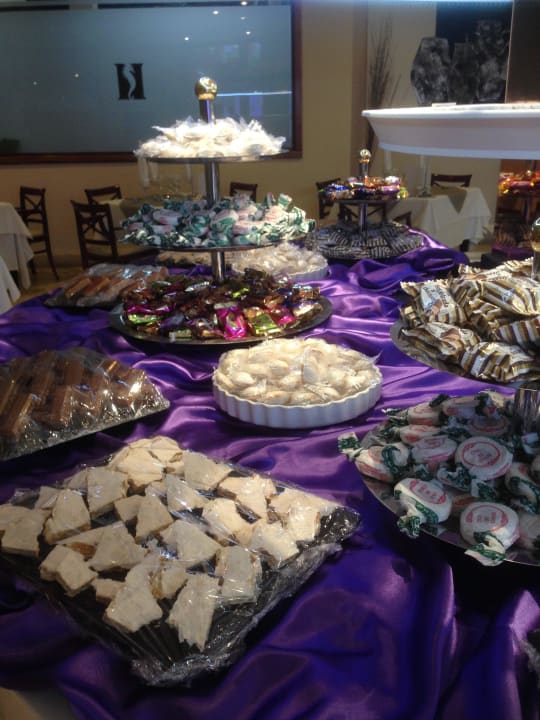 Teil des Silvesterbuffets Hipotels La Geria