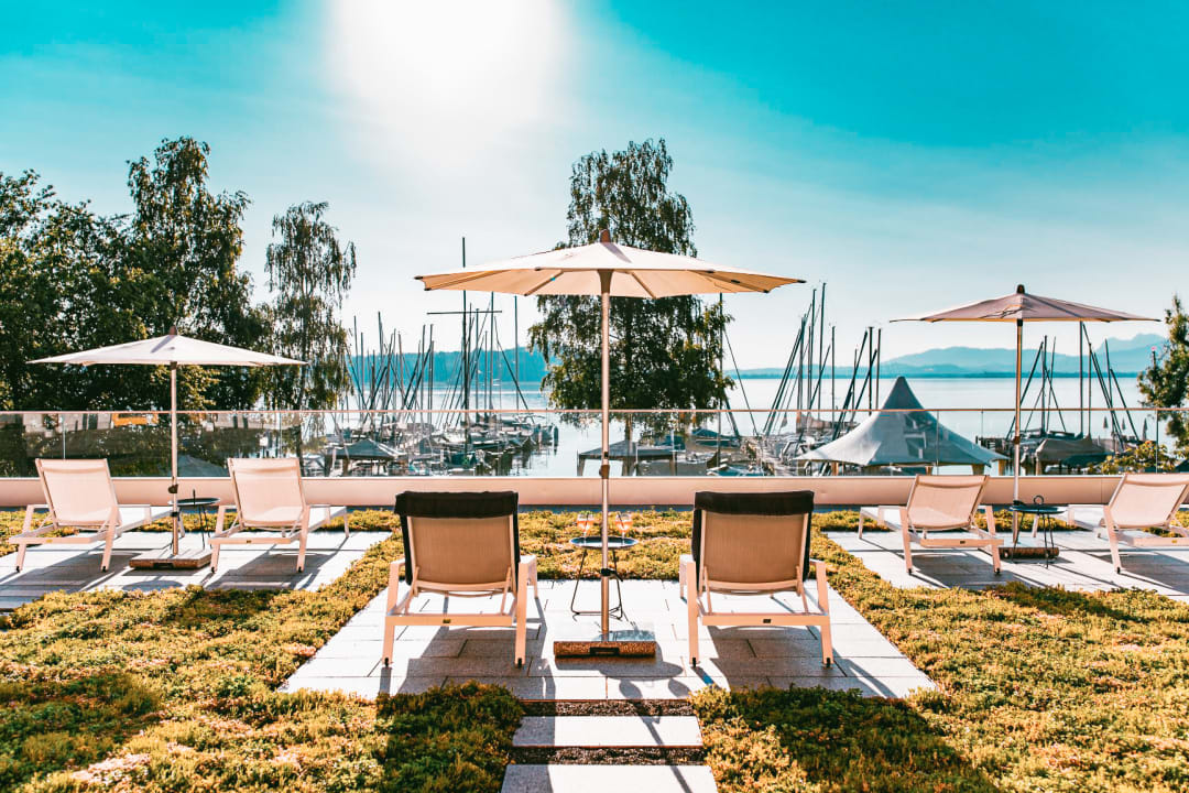 Ausblick Yachthotel Chiemsee