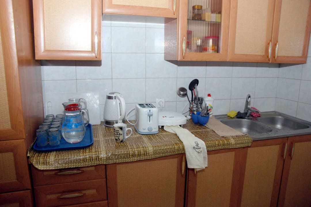 Common kitchen Hostel Old Lviv