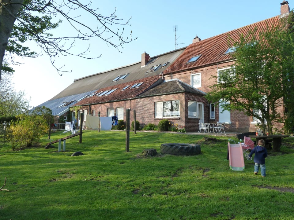 Wäschetrockenplatz Ferienhof Upwarf