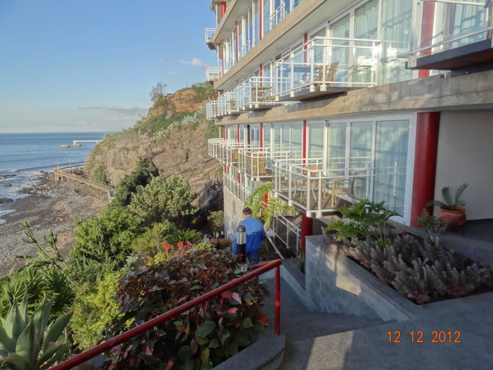 Weg zum Strand Hotel Orca Praia