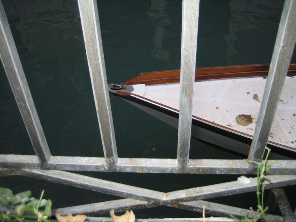 Blick aus dem ersten Zimmer Hotel Becher