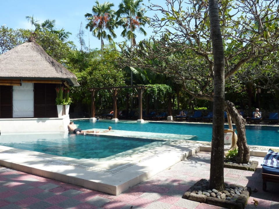 Ruhepool vor Spa Puri Santrian