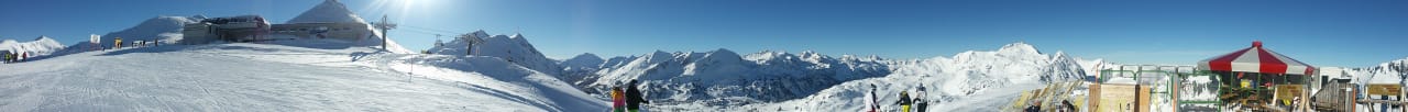 Panoramafoto Hundskogel Hotel Grünwaldkopf