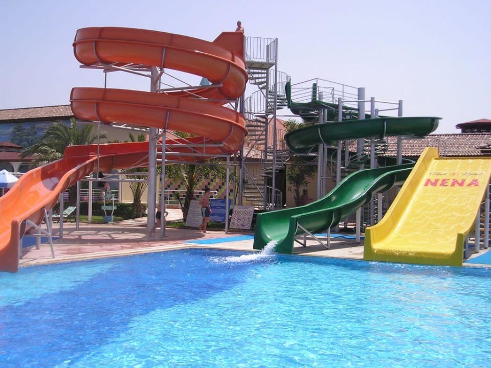 Die Wasserrutschen im Clubhotel Nena Hotel Club Nena