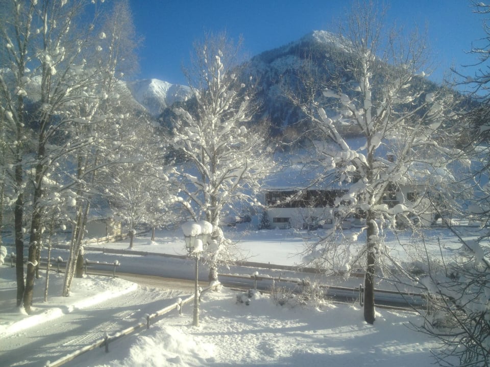 Blick aus Ferienwohnung Der Landhof Oberstdorf