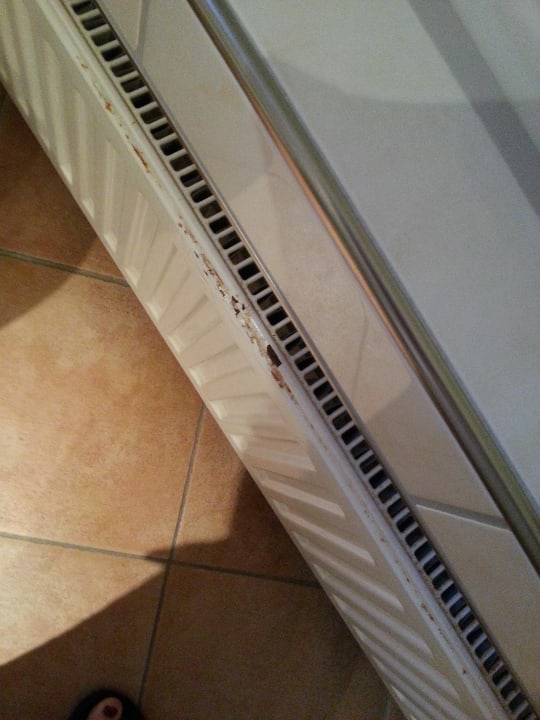 Rostige Heizung im Bad Vila Vita Burghotel Dinklage