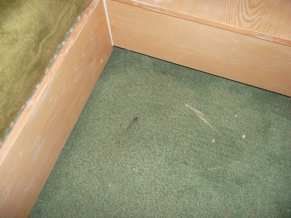 Boden im Zimmereck  Hotel Tej Marhaba