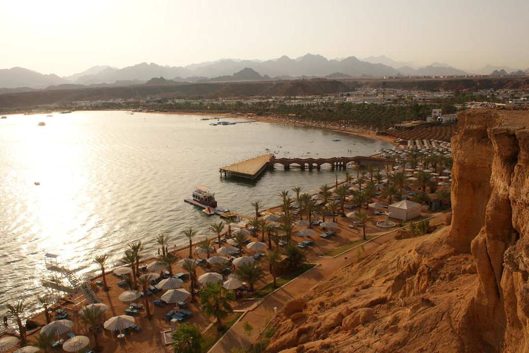 Widok z Montimare cafe  Albatros Sharm Resort