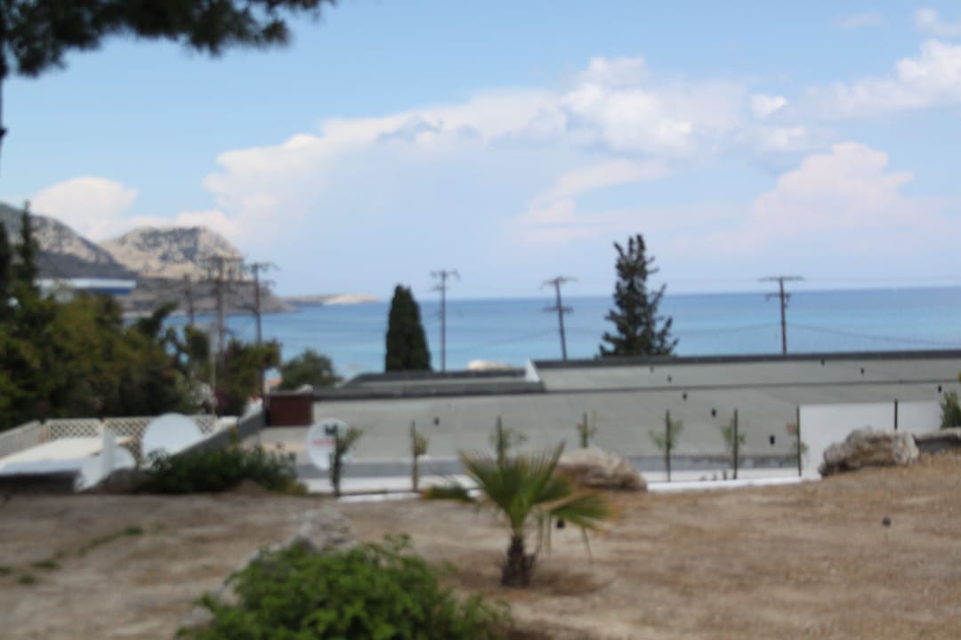 Der Ausblick auf das Meer alltoura Club Hotel Porto Angeli Beach Resort