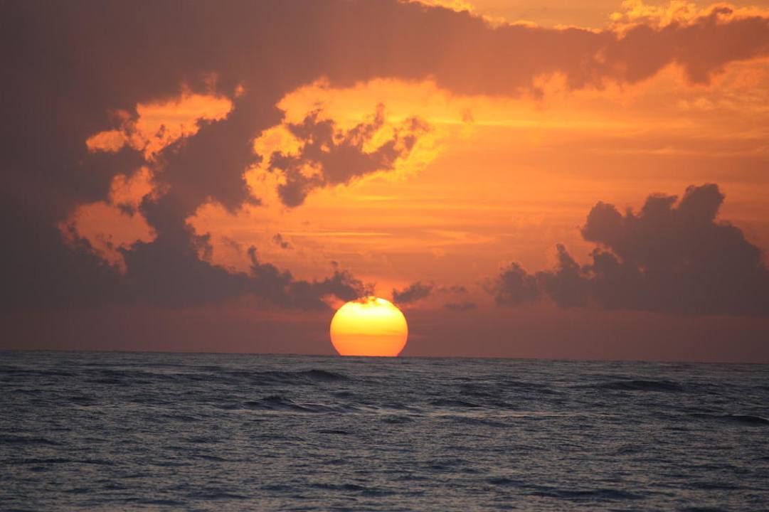 Sonnenaufgang Hotel Riu Bambu