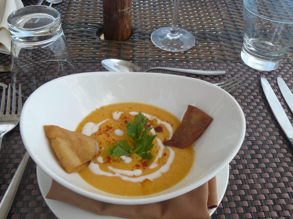Vorspeise Mango Gazpacho a la carte Sea Cliff Resort & Spa