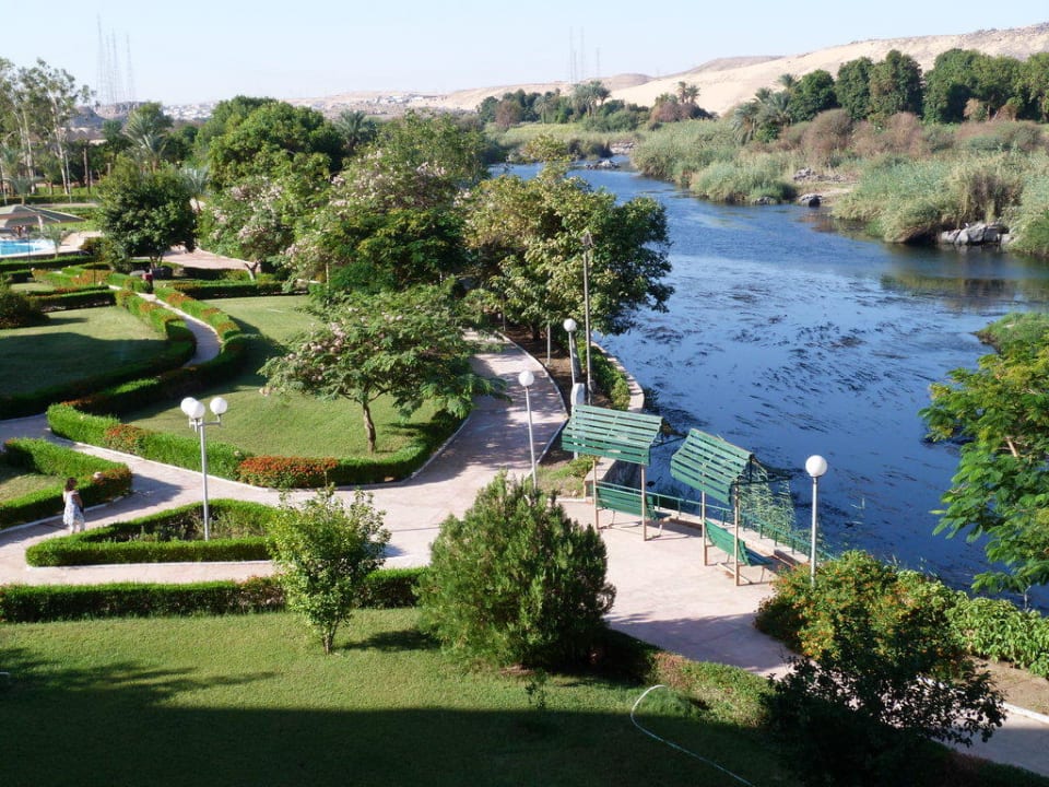 Vue prise de la chambre de l'hotel  Pyramisa Island Hotel Aswan