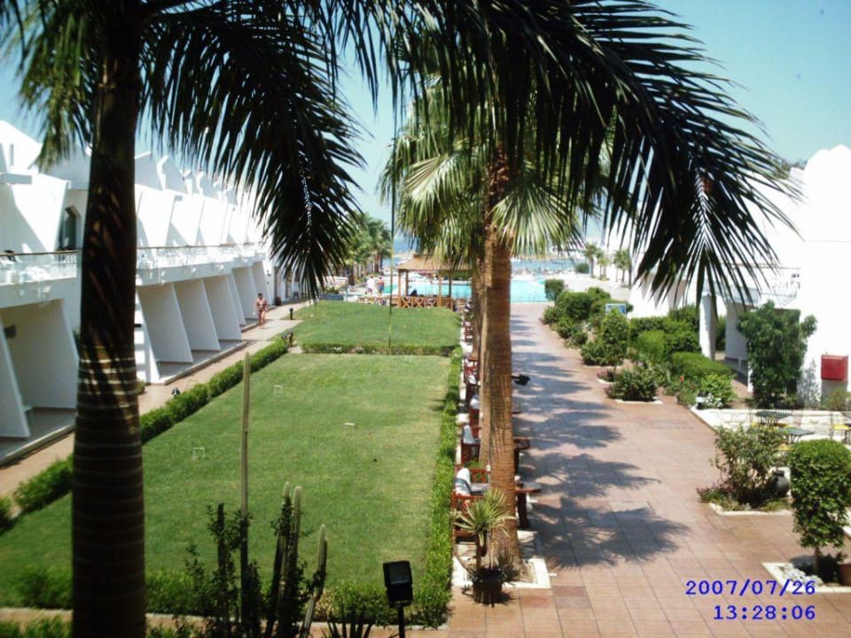 Blick aus der Lobbybar Hotel Aqua Fun