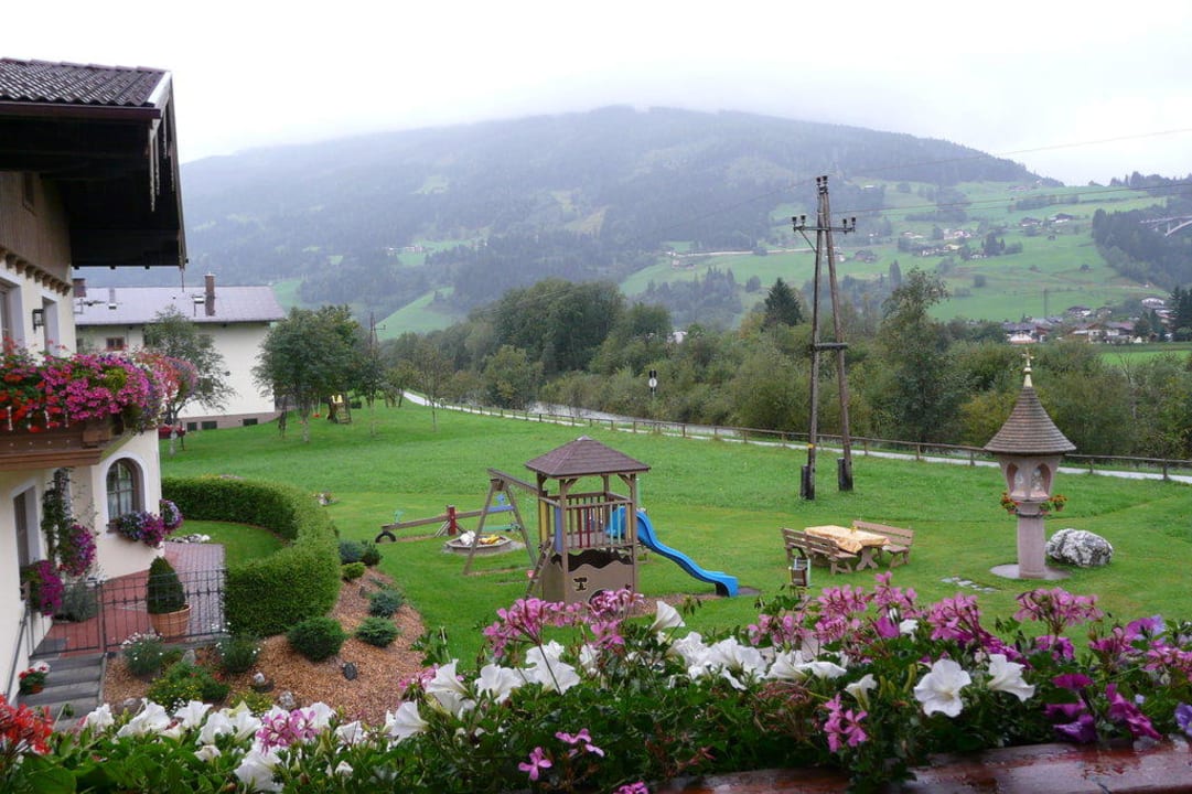 Ausblick vom Balkon Appartement Achenhof