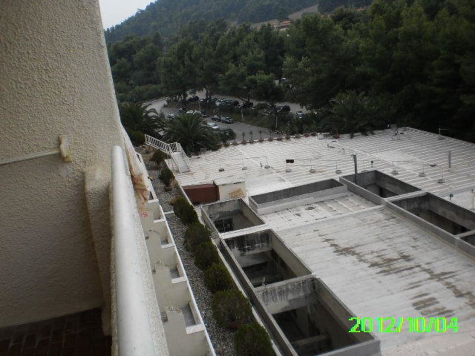 Mein Blick, von meinem Balkon Hotel Athos Palace