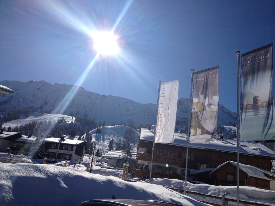 Blick auf den Berg Panoramahotel Oberjoch