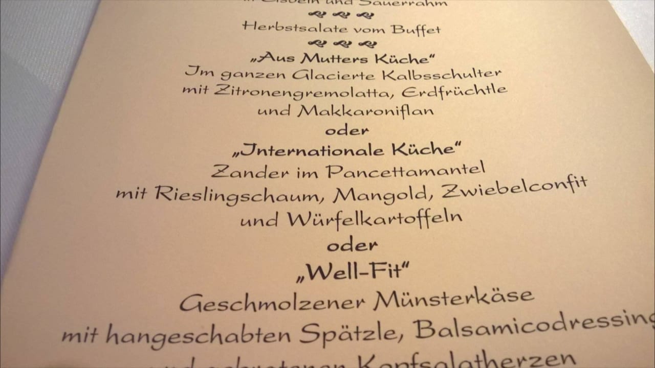 Abends 5-gängiges Wahlmenü Hotel Sackmann