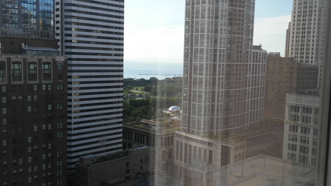 City view from my window!!! theWit Chicago - a DoubleTree by Hilton Hotel
