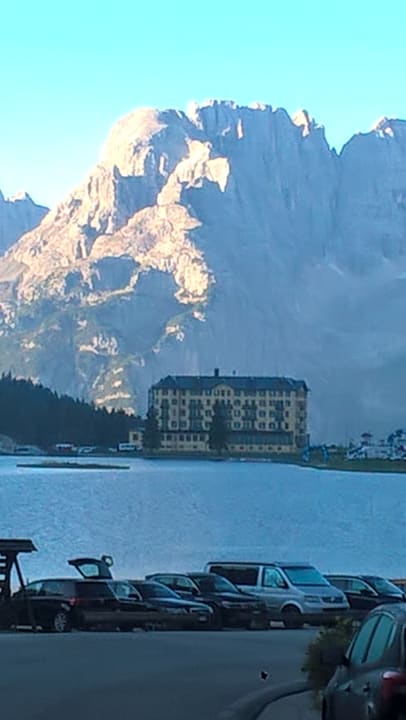 Ausblick Grand Hotel Misurina