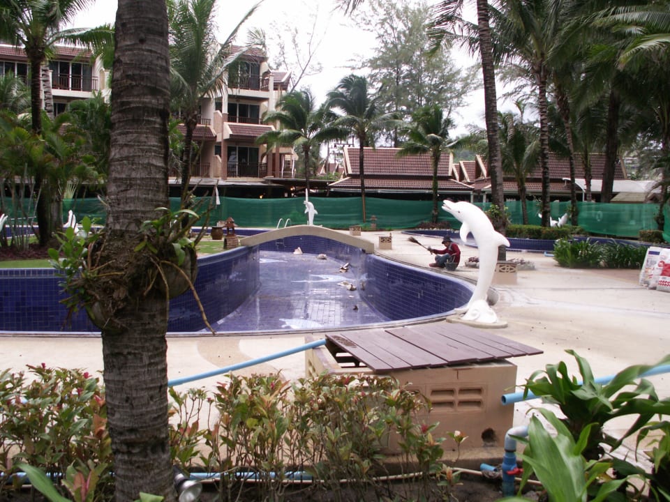 Der Pool wird saniert Best Western Premier Bangtao Beach Resort & Spa