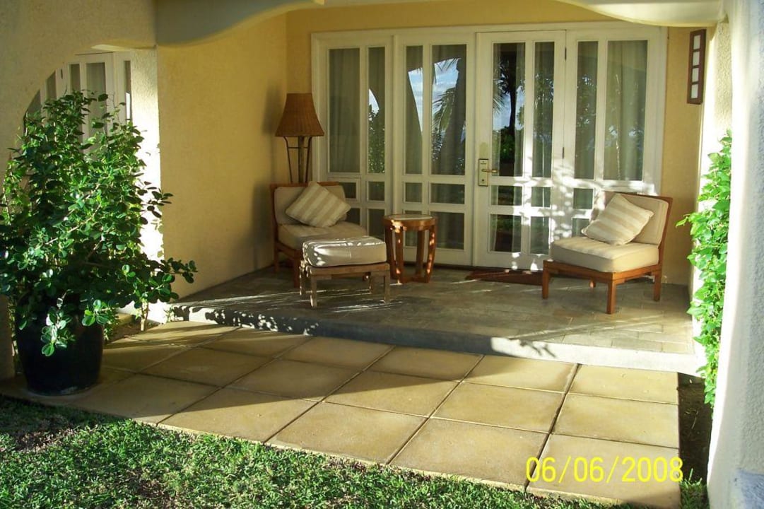 Unsere Terrasse Constance Belle Mare Plage