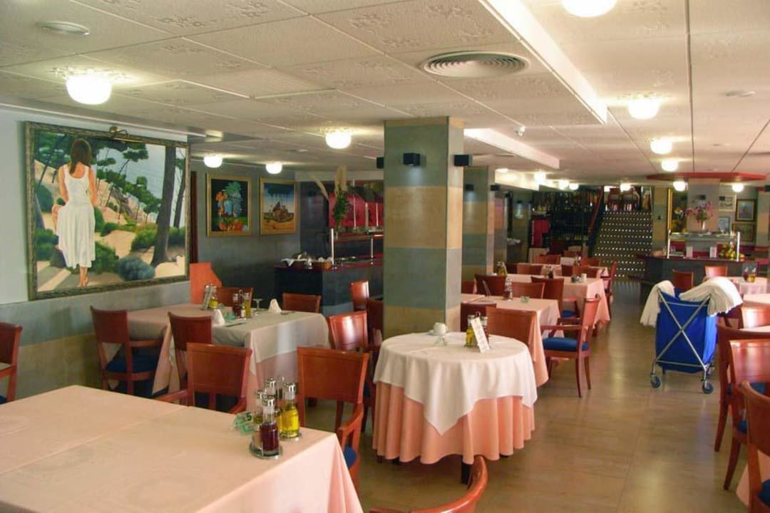 Teil des Speiseraums Hotel Aparthotel Paguera Beach