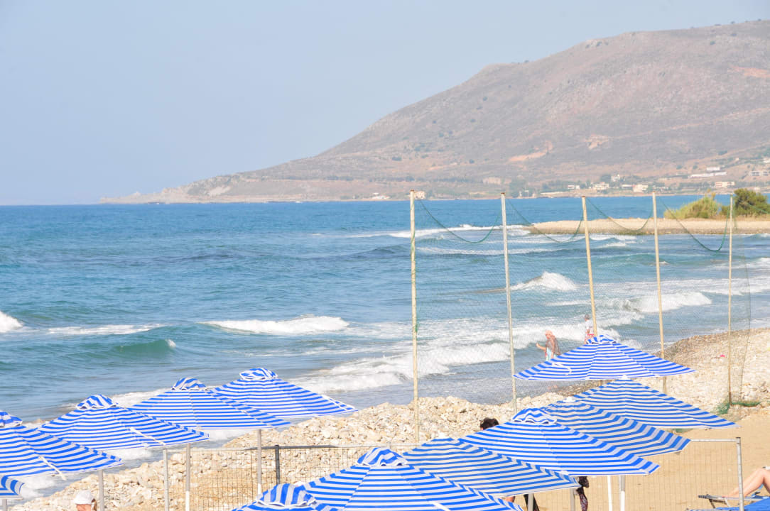 Der Wellengang am Strand Hydramis Palace Beach Resort
