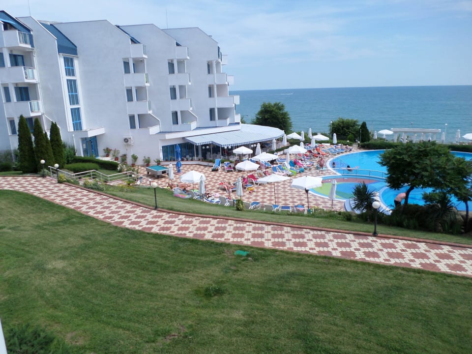 Blick aus Zimmer 208 Hotel Sineva Beach