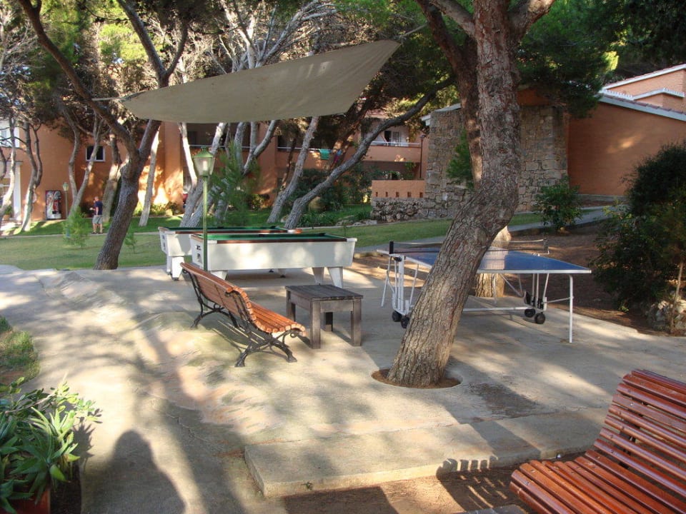 Blick aufs Billiard und Tischtennis Hotel Xaloc Playa