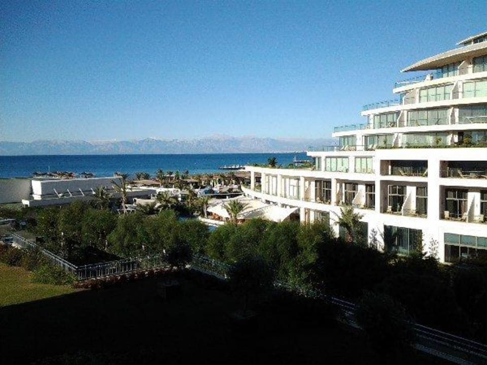 Ausblick zum Meer Voyage Belek Golf & Spa