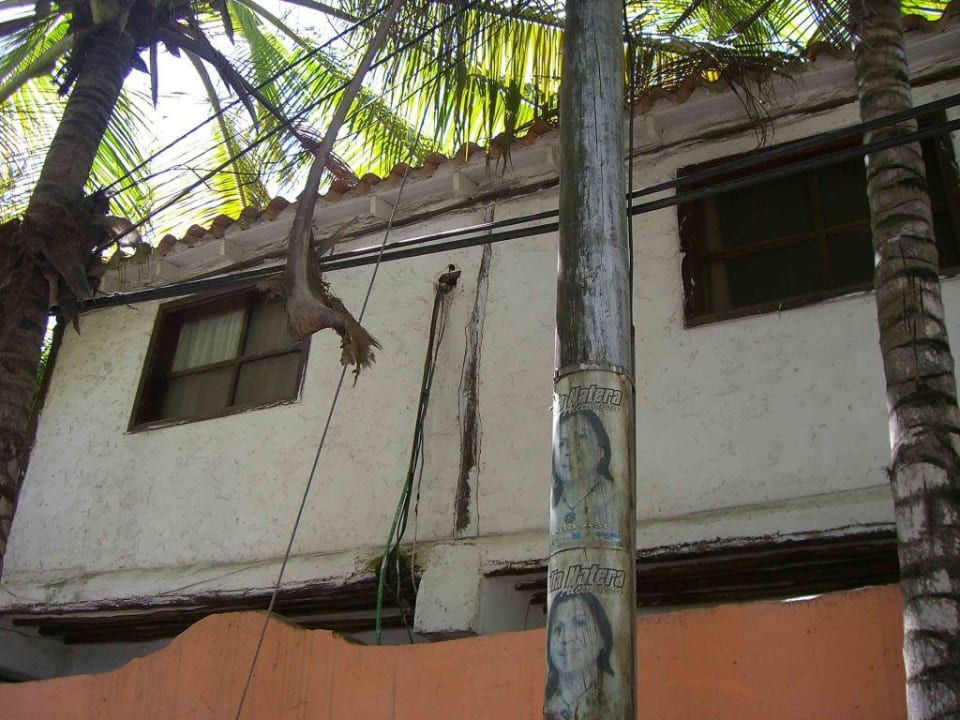 Mein Hotelzimmer von außen Hotel Miramar Village