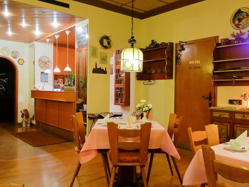 Frühstücksraum Hotel Garni Lehrertal